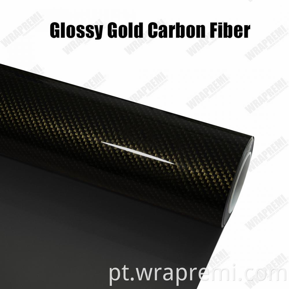 Glossy Gold Carbon Fiber Jpg